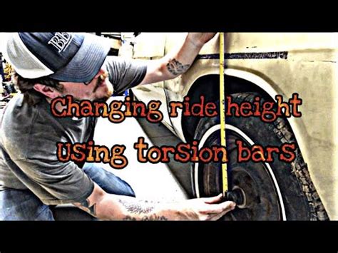 How to easily adjust torsion bars to change ride height - YouTube