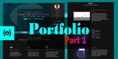 Creating a Responsive Portfolio Website Using Pure HTML, CSS and ...