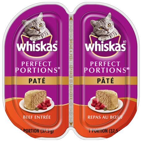 Whiskas Perfect Portions Beef Entrée Paté Wet Cat Food | Walmart Canada