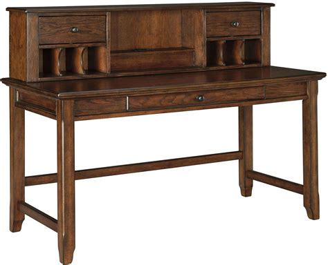 Woodboro Brown Desk With Hutch from Ashley | Coleman Furniture