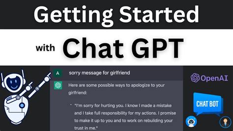 ChatGPT : Getting Started with AI Chatbot Chat GPT with Examples | AI ChatBot from @OpenAI - YouTube