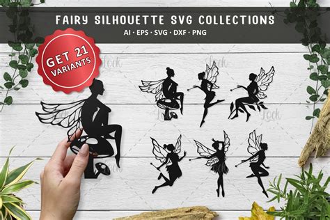 Fairy Silhouette SVG Collections - Etsy