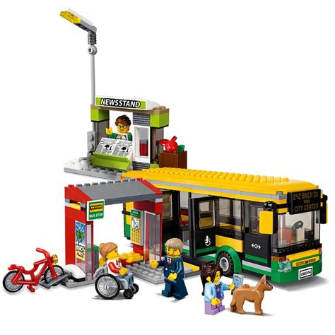 Amazon.com: LEGO City Town Bus Station 60154 Building Kit (337 Piece ...