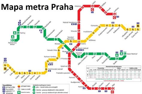 Mapa metra Praha 2020 plán – Mapy metra • Metro