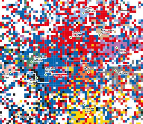 The Football Tribes – Mapping London