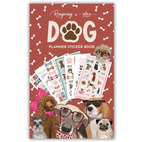 Dog Planner Sticker Book | Decorative Stickers | Shop Rongrong