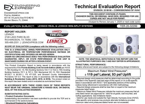 Lennox: Real and Mini-Split Systems