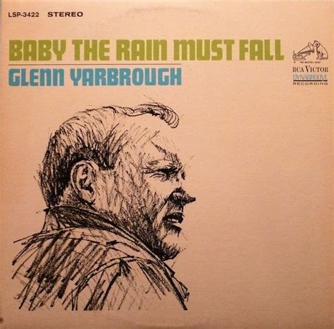 Glenn Yarbrough - Baby The Rain Must Fall | Music album covers, Easy listening music, Lp albums