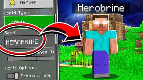 Do NOT Use The HEROBRINE Seed in Minecraft at 3:00 AM.. - YouTube