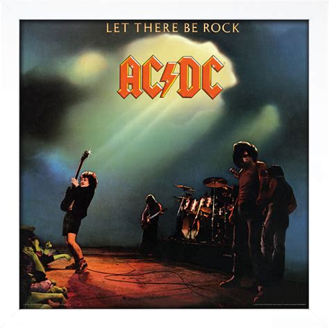 AC/DC (Let There Be Rock) Album Cover Framed Print | The Art Group