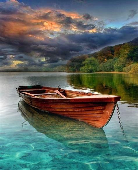 Nature's beauties. | Boat painting, Boat, Small fishing boats