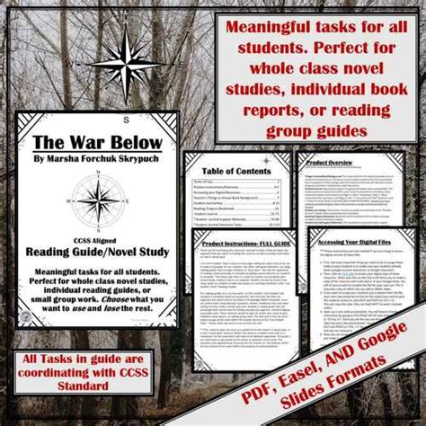 The War Below | Reading Guide | Book / Literature / Novel Study | FULL