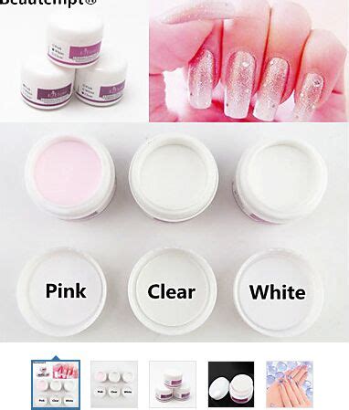 Sculpture Carving Acrylic Powder Set Nail Polymer Nail Art Tips Builder ...