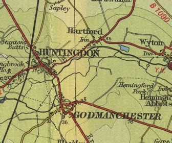 Huntingdon Map