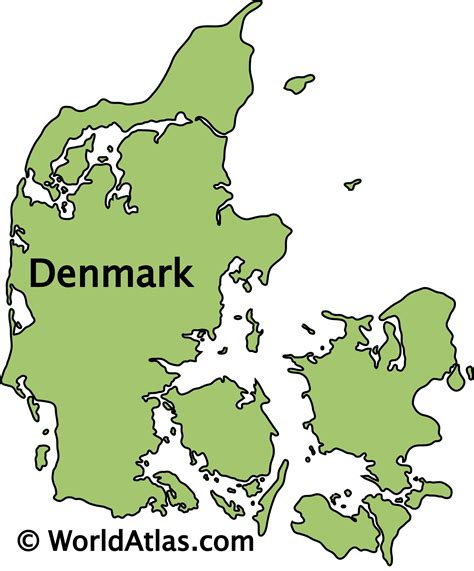 Danish Country Map