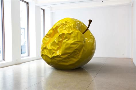 Make It London blog. Giant Fabricated Apple Sculpture