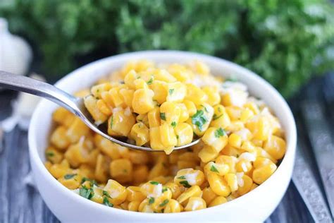 Garlic Butter Fried Corn - Use fresh or frozen corn!