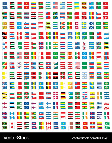 World Flags Vector