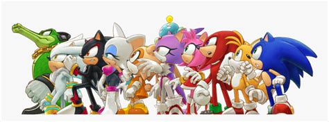 Mario & Sonic At The Olympic Games Sonic Jump Sonic - Sonic Tails Knuckles Amy Shadow, HD Png ...