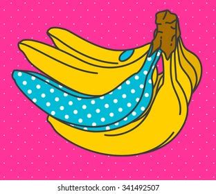 Pop Art Banana Vector Illustration Stock Vector (Royalty Free) 341492507 | Shutterstock