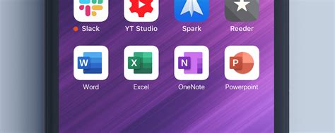 Mockup: New Microsoft Office Icons for iOS and Android