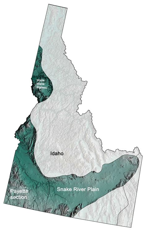 Topography of the Columbia Plateau and Basin and Range — Earth@Home