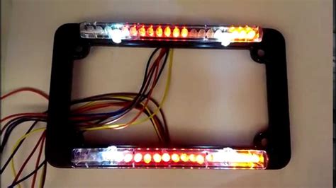 SPEEDMETAL, LED License Plate Frame - YouTube