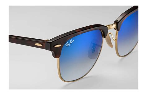 Lyst - Ray-Ban Clubmaster Flash Lenses Gradient in Blue