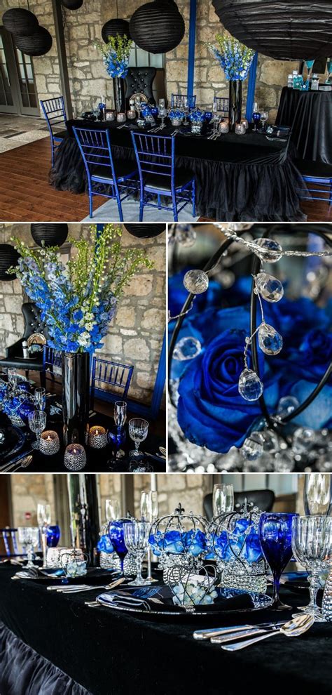 Blue And Black Wedding Theme