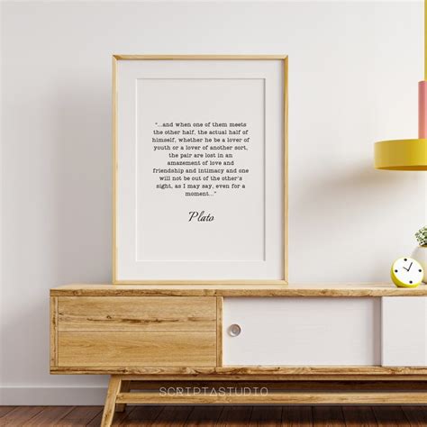 Greek Mythology Print Plato Quotes the Symposium Greek | Etsy