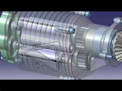 Opposed piston 2 stroke diesel engine animation -final version(Junkers ...