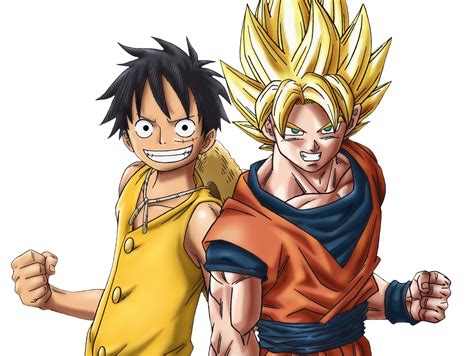 Goku and Luffy - Dragon Ball Z Fan Art (35961793) - Fanpop