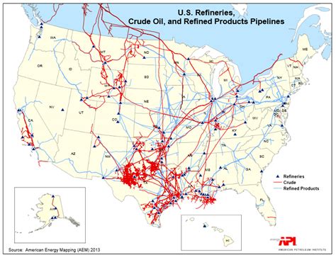 Map of US Oil Pipelines - The Big Picture