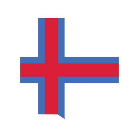 Faroe ,Islands flag country 16392652 PNG