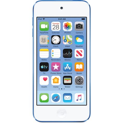 Restored Apple iPod Touch 7th Generation Blue (128GB) (Refurbished) - Walmart.com