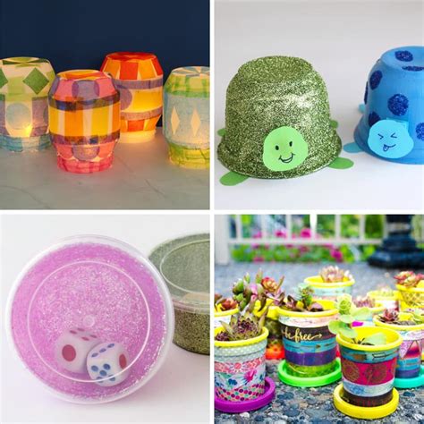 Recycled plastic crafts - The Craft Train