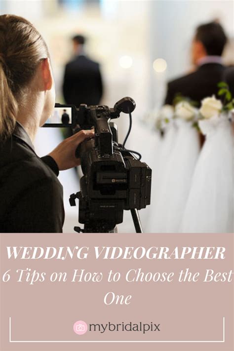 Wedding Videographer- 6 Tips on How to Choose the Best One | Wedding ...