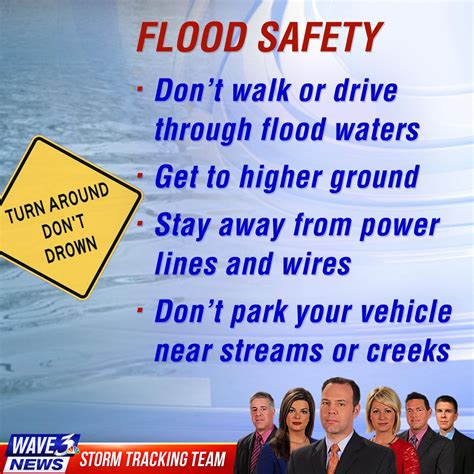 RT these #flood safety tips! Next on #wave3news, we'll talk about h ...