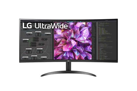 LG 34'' Curved UltraWide™ QHD IPS HDR 10 Monitor with Dual Controller ...