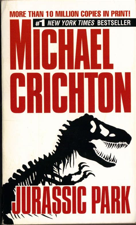 Jurassic Park by Micheal Crichton | Jurassic park book, Michael ...