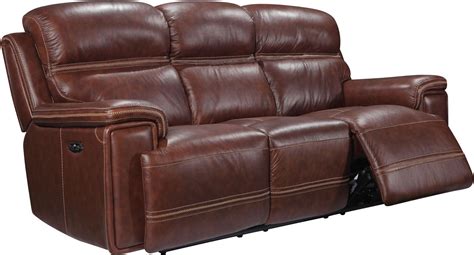 Shae Fresno Brown Leather Reclining Sofa - 1StopBedrooms.