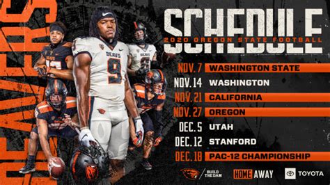 Oregon State 2020 Football Schedule - BeaversEdge