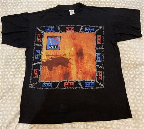 Vintage NIN Nine Inch Nails World Tour 1994-1995 T Sh… - Gem