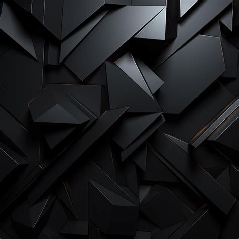 Geometric black background abstract 4k dark tone black wallpaper ...