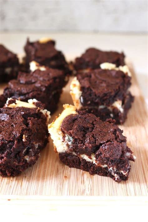 Cream Cheese Fudge Brownies » The Thirsty Feast