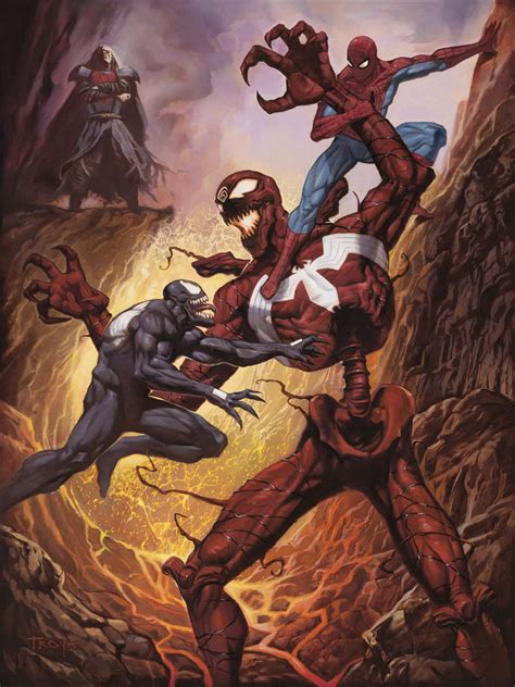 Venom and Spider-Man vs. Carnage and Knull, Lucas Troya | Superhéroes marvel, Amazing spiderman ...