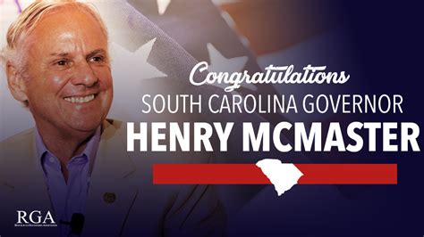 RGA Congratulates South Carolina Governor Henry McMaster On Winning A ...