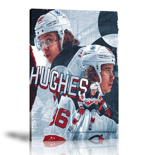 Jack Hughes Poster New Jersey Devils NHL Sports Print - Etsy