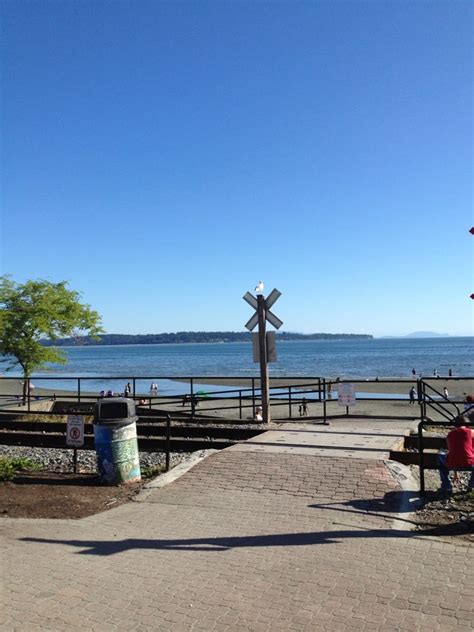 White Rock Beach in White Rock, BC Vancouver City, Vancouver Island ...