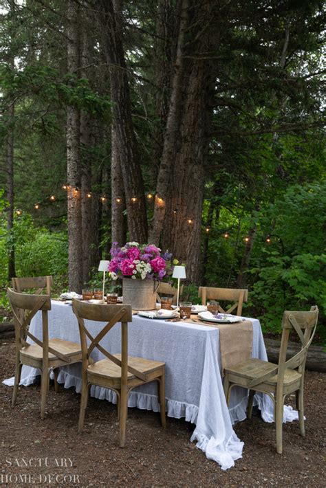 Ideas To Decorate Outdoor Dining Table - Leadersrooms